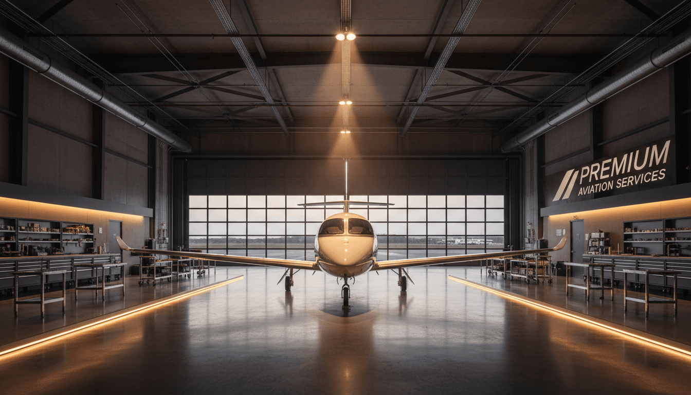 Hangar and Storage - Secure climate-controlled aircraft storage facility